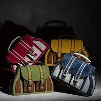 Multicolor Pu Sling Bag For Ladies